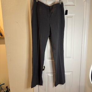 NWT Tahari Charcoal Bootleg Long Work Pant